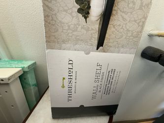 Wall Shelf (Target) black finish