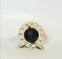 1970 Vintage Minute Meter Timer
