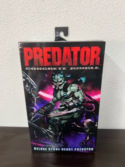 Neca Predator Concrete Jungle Deluxe Stone Heart Predator Action figure 10”