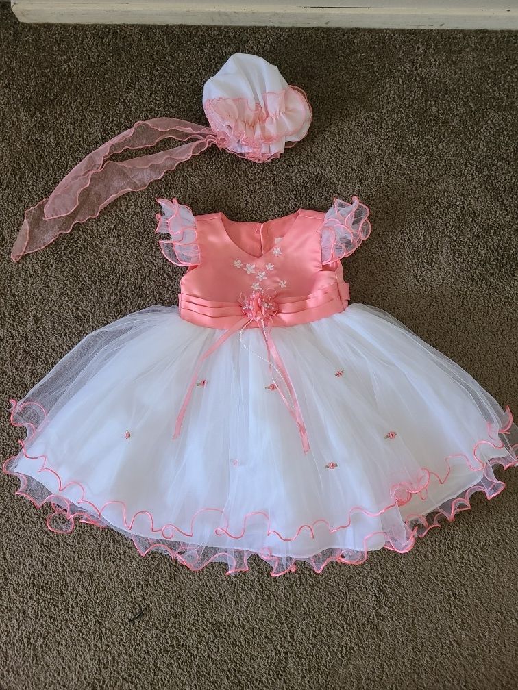 4T Pink Flower Dress