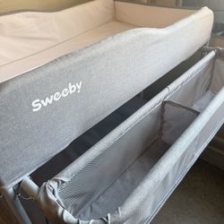 SweeBy Baby Changing Table with Storage Shelves