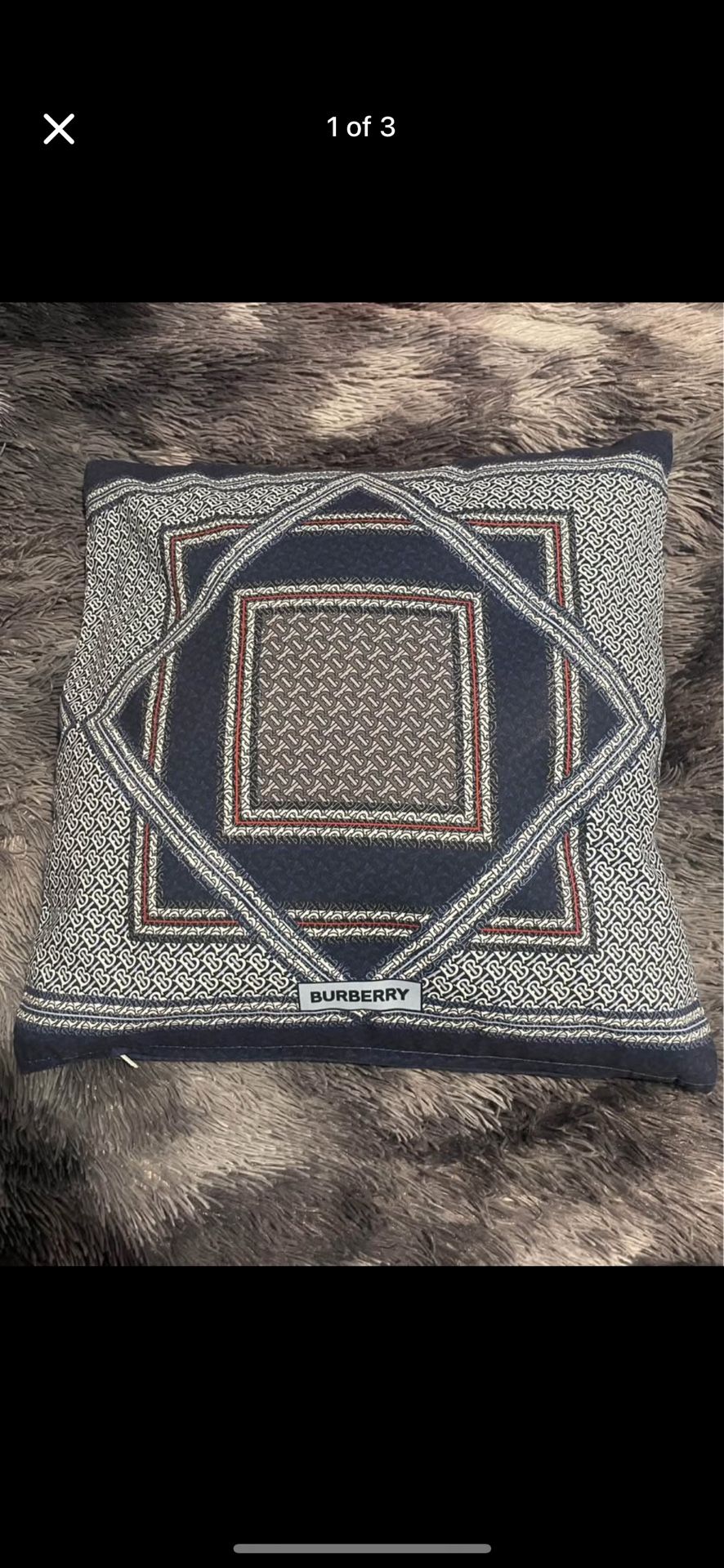 Burberry 1of1 Luxury Furniture Pillow