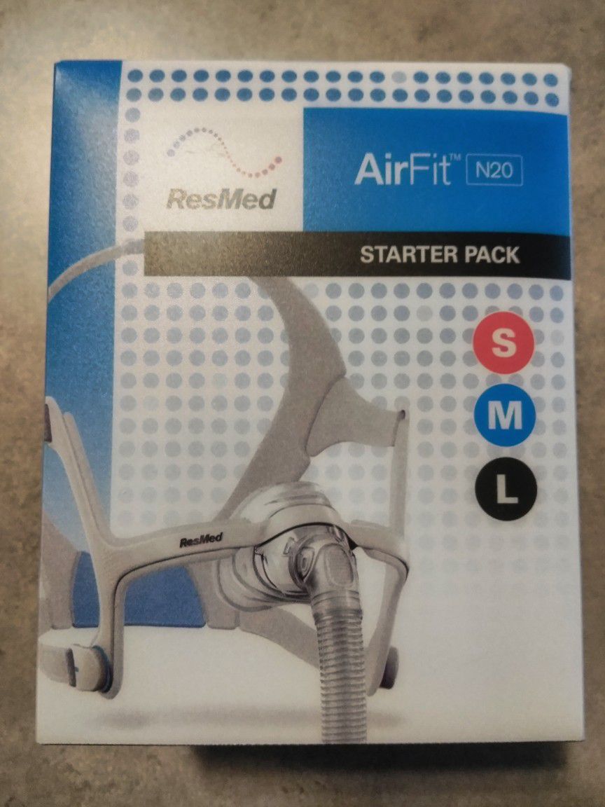 ResMed AirFit N20 Starter Pack S M L New