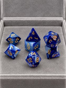 King of Crits Werewolf's Bane 7pc RPG Dice Set
