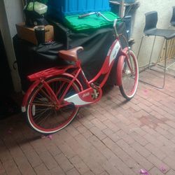 COLUMBIA 1952 RED BIKE MINT AND PERFECTLY PERFECT 