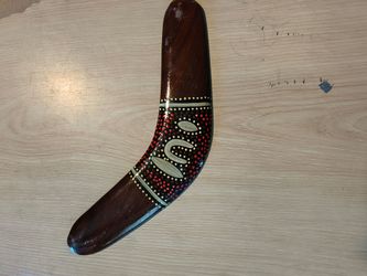 Wooden boomerang