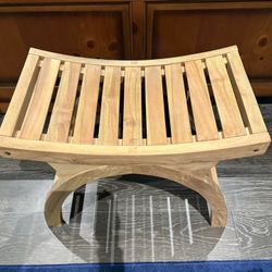 Teak Shower Chair - Brand New