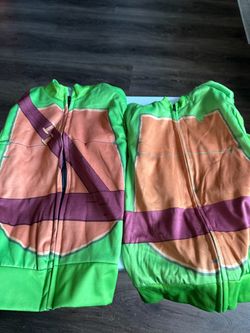 Teenage Mutant Ninja Turtles Costume Zip-Up Hoodies – Set of 2