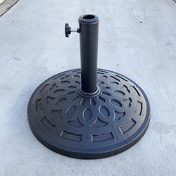 (New) $30 Outdoor Patio Umbrella 19” Base Weight 30lbs, Fit 1.5” pole 