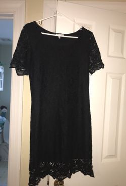 Large black dress