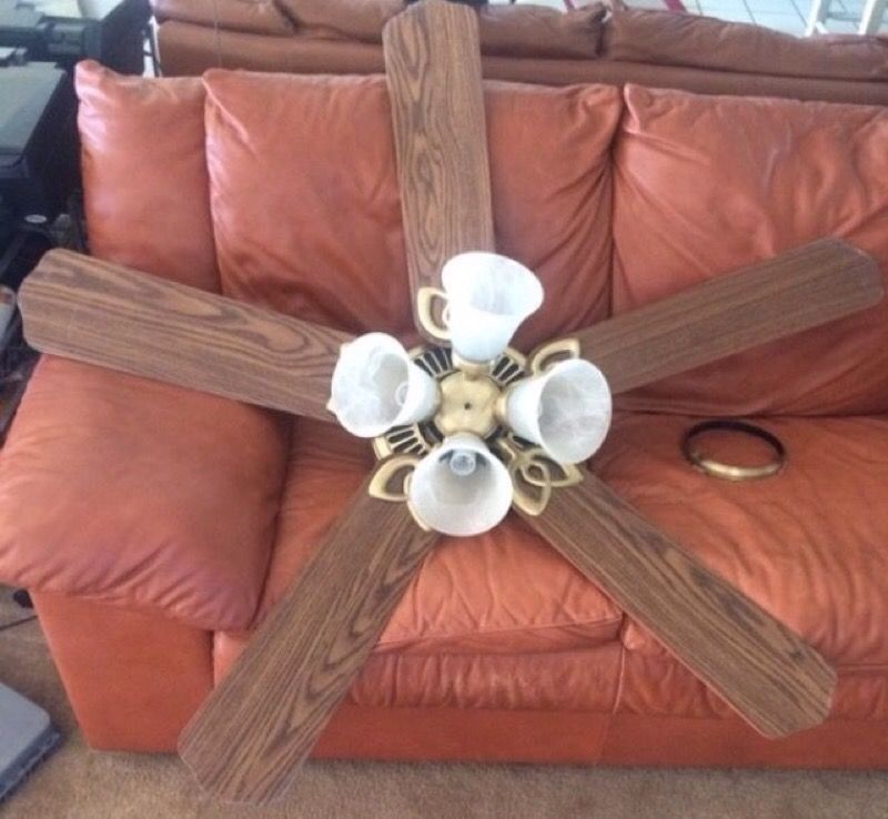 Ceiling fan with lights