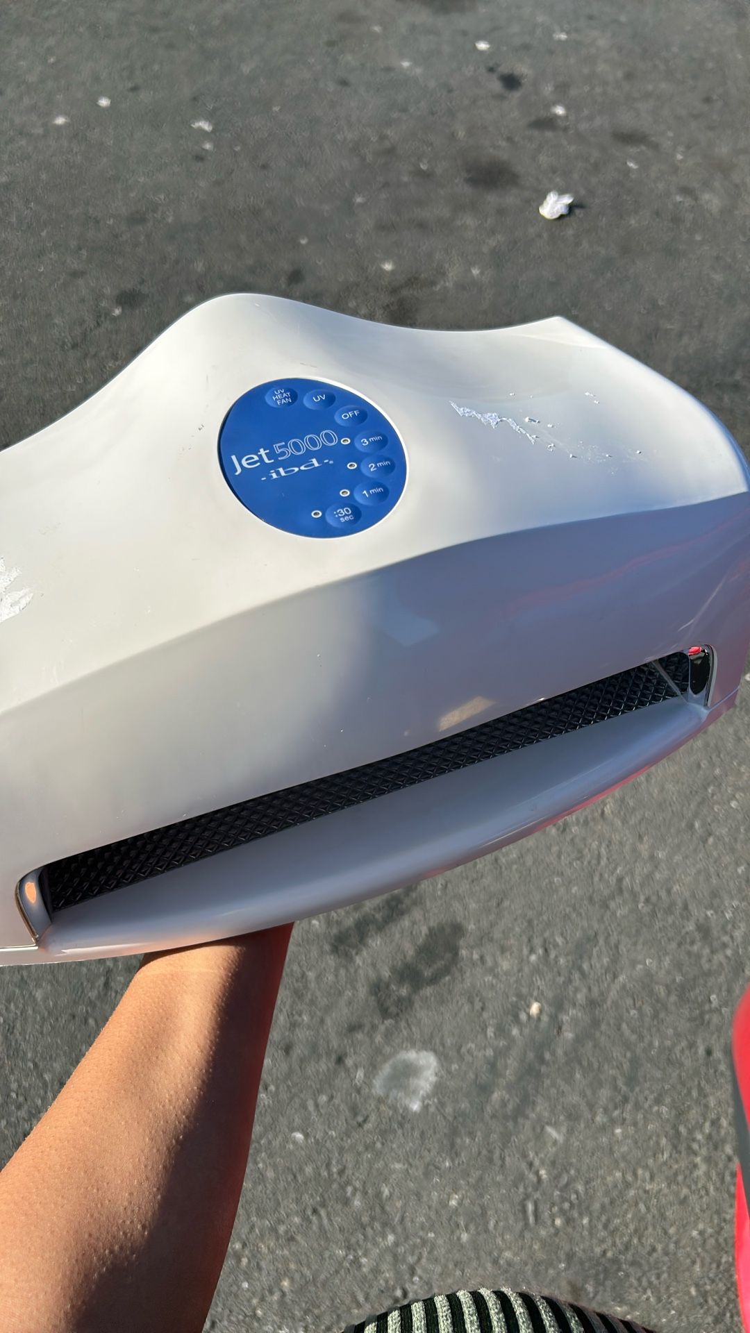 Jet 5000 2 Hand Uv Lamp Heat Fan Gel Setting Drying Manicure Pedicure