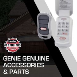 Genie Genuine Accessories Bundle - Combo Pack 3-Button Garage Door Opener Remote and Wireless Keypad (Brand New)