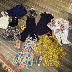 Girls Size 10 11 12 Bundle 4 Dresses 2 Shoes 2 Jackets & More