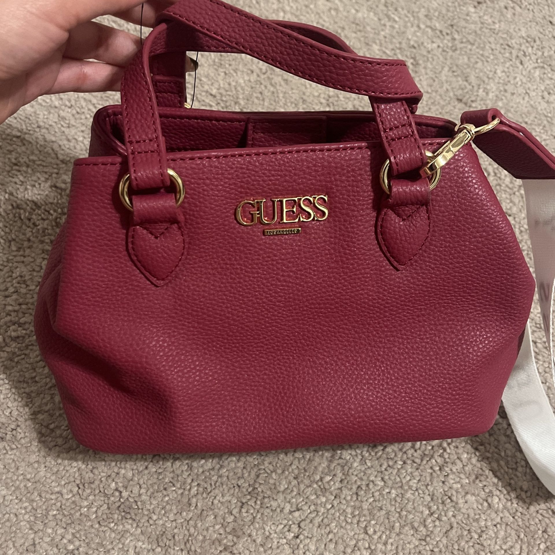 Burgundy Guess Purse