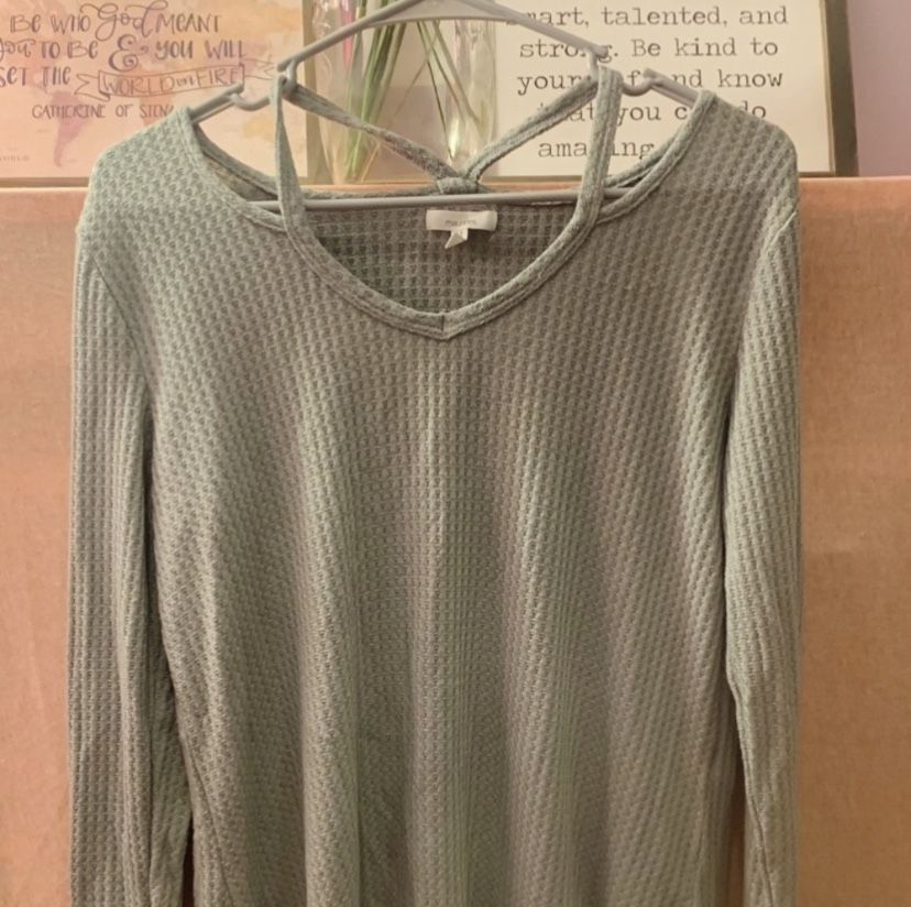 Maurices Ribbed Tunic Top