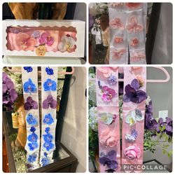 Beautiful Graduation Leis with rhinestones