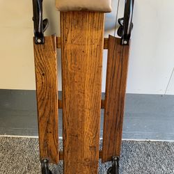 Vintage Antique  RALCO ROLLER Wooden OAK  Mechanic Creeper, Garage  