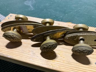 Antique Brass Door knob sets (3 sets)