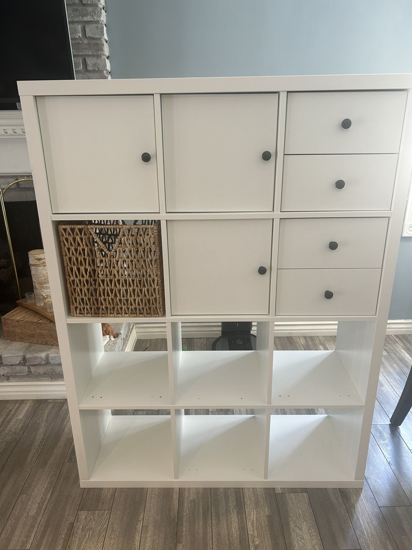 IKEA Kallax Shelf Unit With Inserts