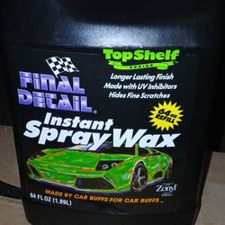 'FINAL DETAIL' INSTANT SPRAY WAX & TIRE & TRIM SHINE PROTECTANT