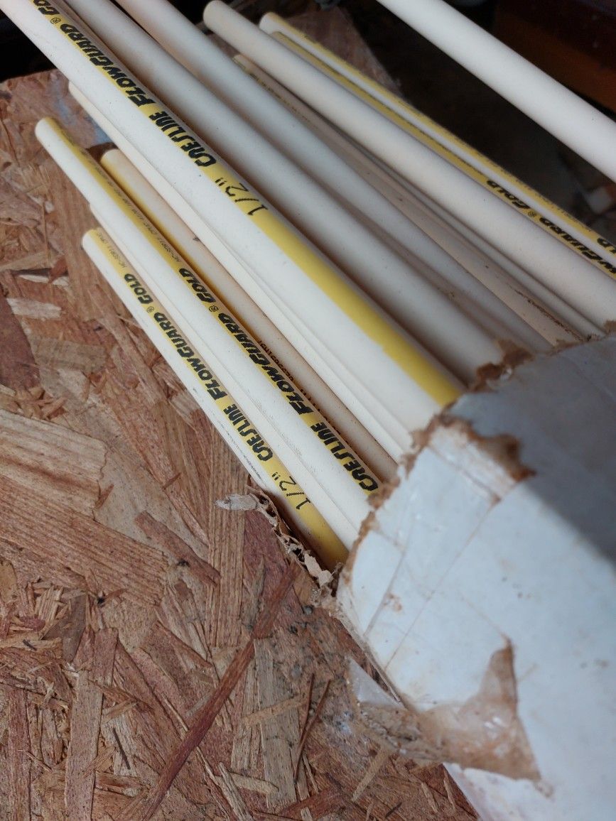 1/2" X 10' CPVC Water Pipe