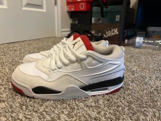 Air Jordan Low-Top Sneakers White Red Black