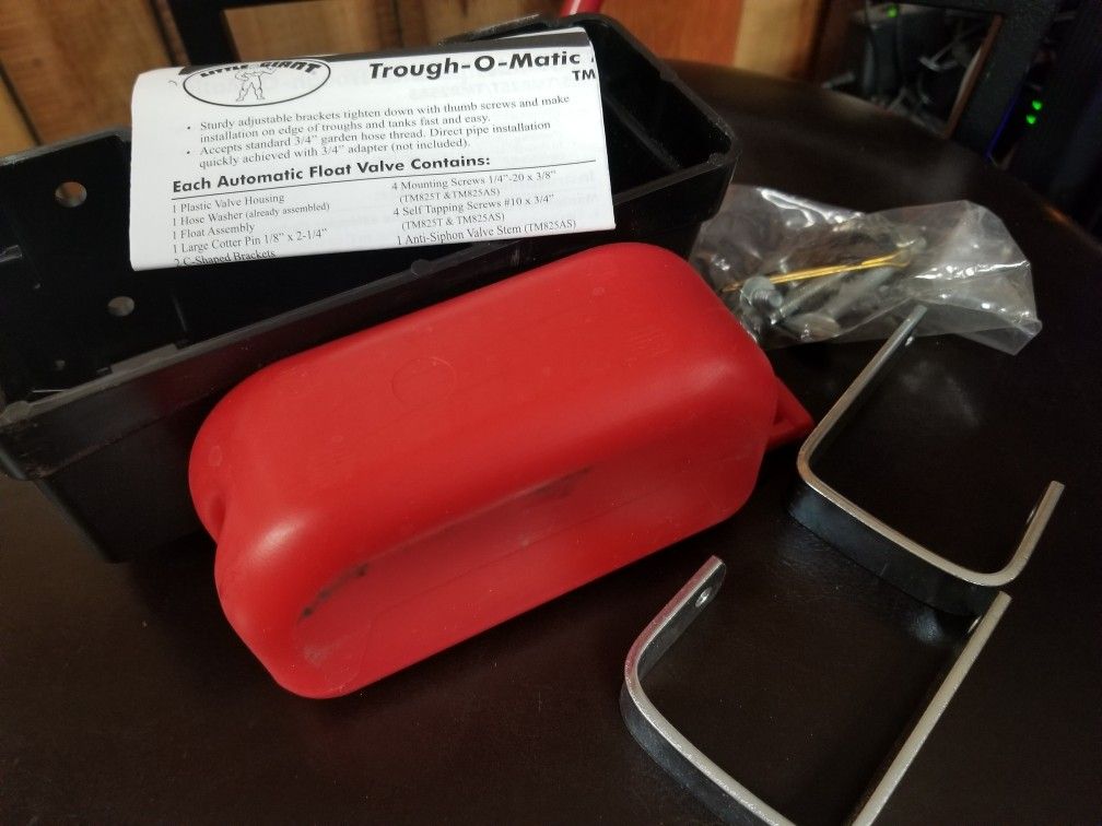 Little Giant Trough O Matic Float Valve, Plastic