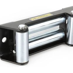 Heavy Duty 10" 4Way Winch Roller Fairlead Winch Cable Guide 8000-12000LBS SUV
