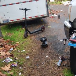 Electric Scooter Riden Once Top Speed 18mph