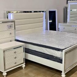 New 4pc Bedroom Set In Box 📦 Buy Now Pay Later $39 Down