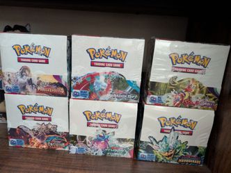 pokemon Scarlet Violet booster box collection