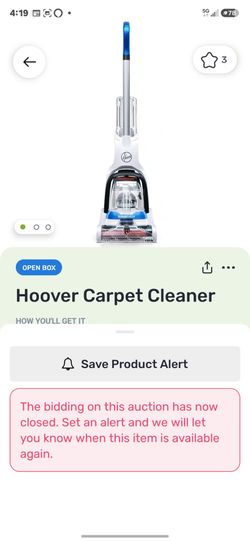 Hoover carpet cleaner