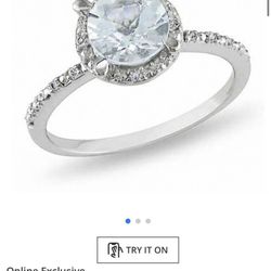 Zales March Birthstone Ring