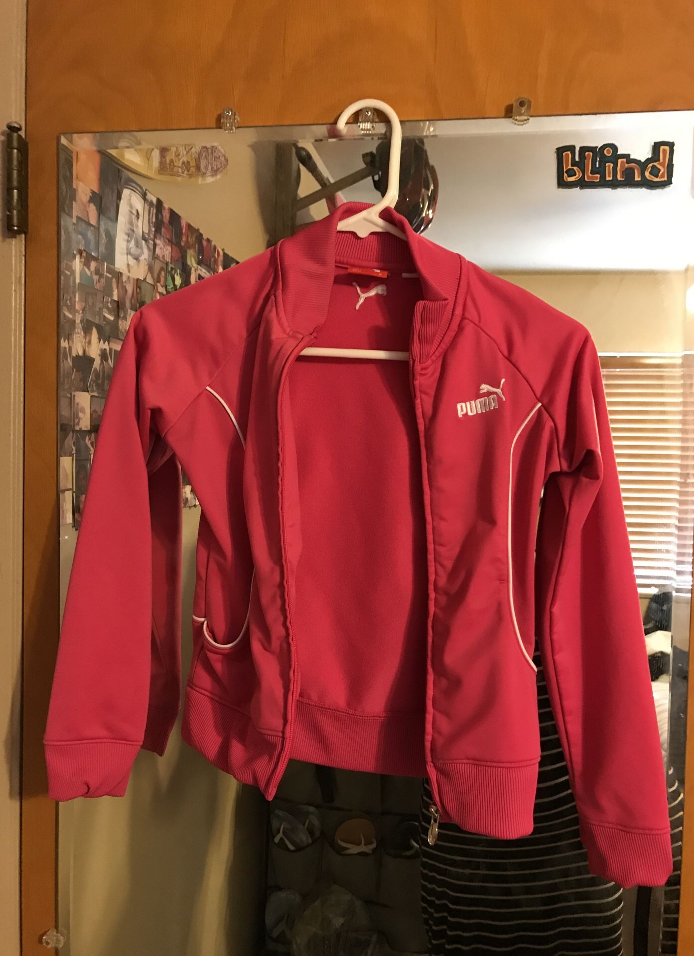 Pink Puma jacket for girls