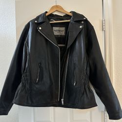 UNIK LEATHER BIKER JACKET