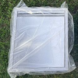 18x21  Outdoor Kitchen Door, 304 Stainless Steel BBQ Access Door, Double Steel Doors for Outdoor Grill Island