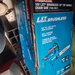 Makita Lxt Brushless 18v Chainsaw NIB.