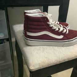 Burgundy Old School Vans