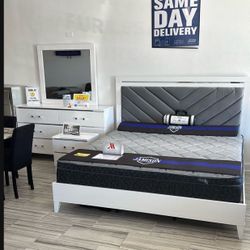 BEAUTIFUL NEW BEDROOM SETS ON SALE STARTING ONLY $499. IN STOCK SAME DAY DELIVERY 🚚 EASY FINANCING 