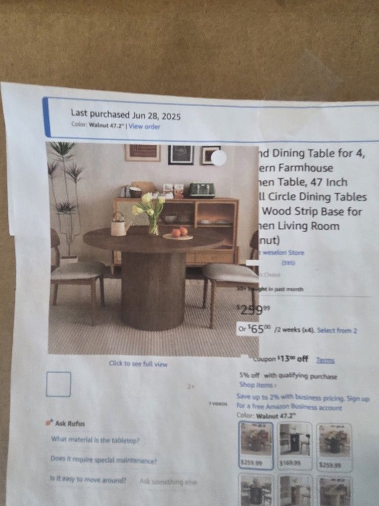 Dining Table