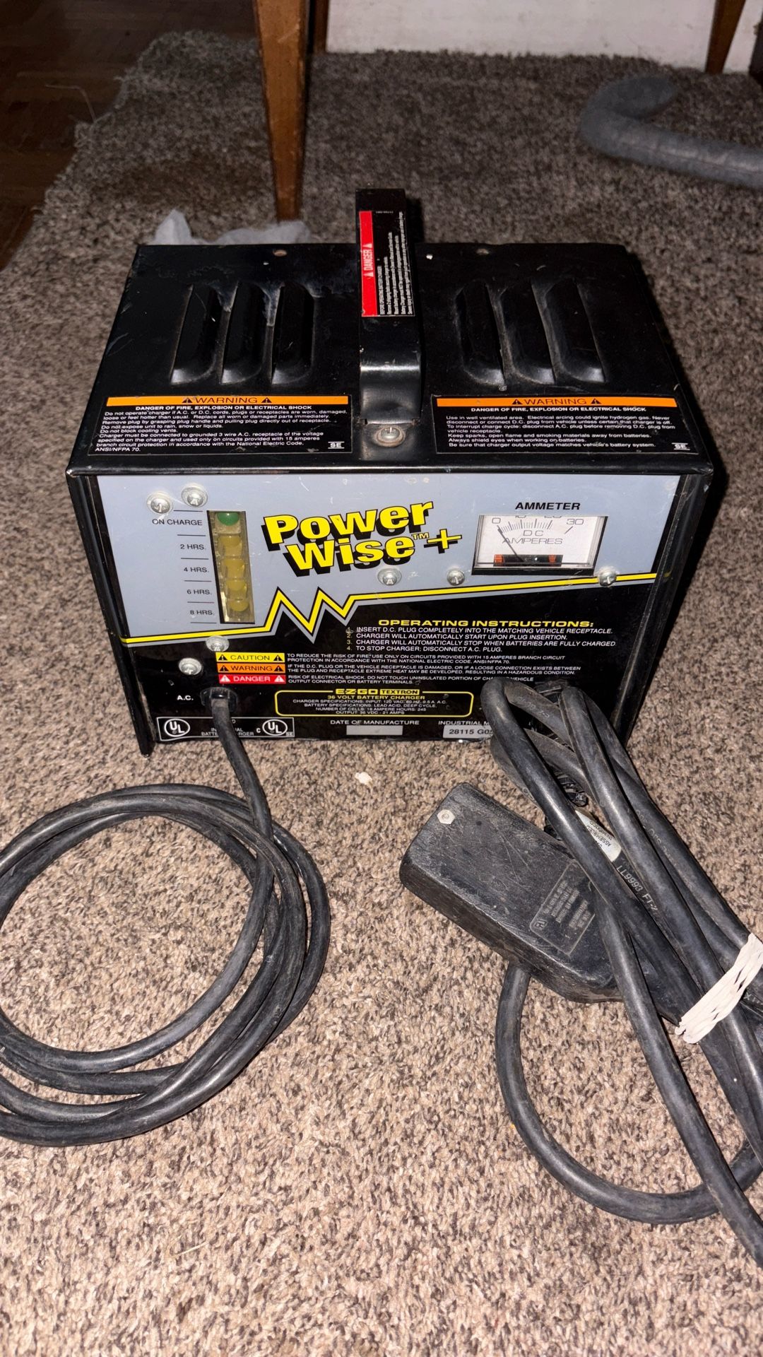 Power Wise+ 36 Volt Battery Charger 