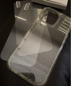 New iPhone 16 pro max case with 2 screen protectors and Charging Cable