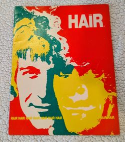 Hair Musical Theater Program Souvenir Book
