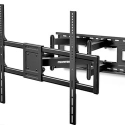 Heavy Duty XXL Full Motion TV Wall Mount for 60-120 inch Extra Large TVs, Holds 265 lbs, Max VESA 900x600, 27.7" Extension, Swivel & Tilt, Preassemble