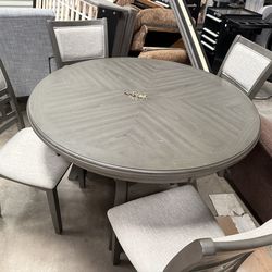 Small round dinner table