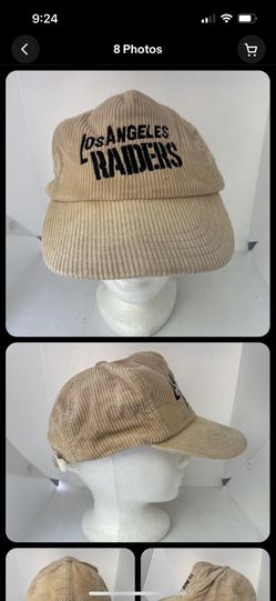 Los Angeles Raiders corduroy hat