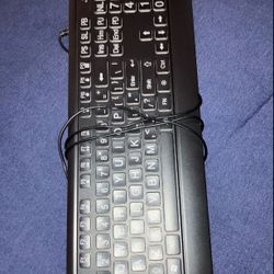 Large Keys Computer Keyboard 