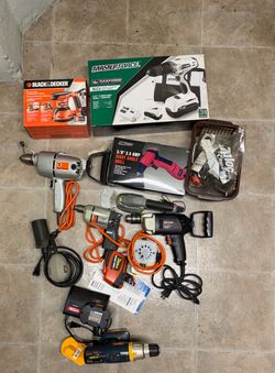 Title: Power Tool Lot – Drills, Sanders & More – $175 OBO