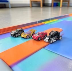 McDonalds(Lot Of 4)Hot Wheels/Night Shifter/Twinduction/Blitzspeeder/Bone Shaker. These specific models are from the 2019 McDonald's Happy Meal Hot Wh